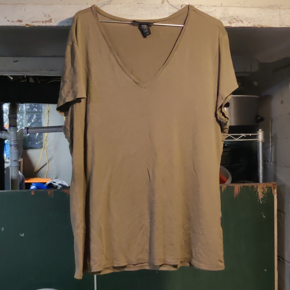 Tan shirt